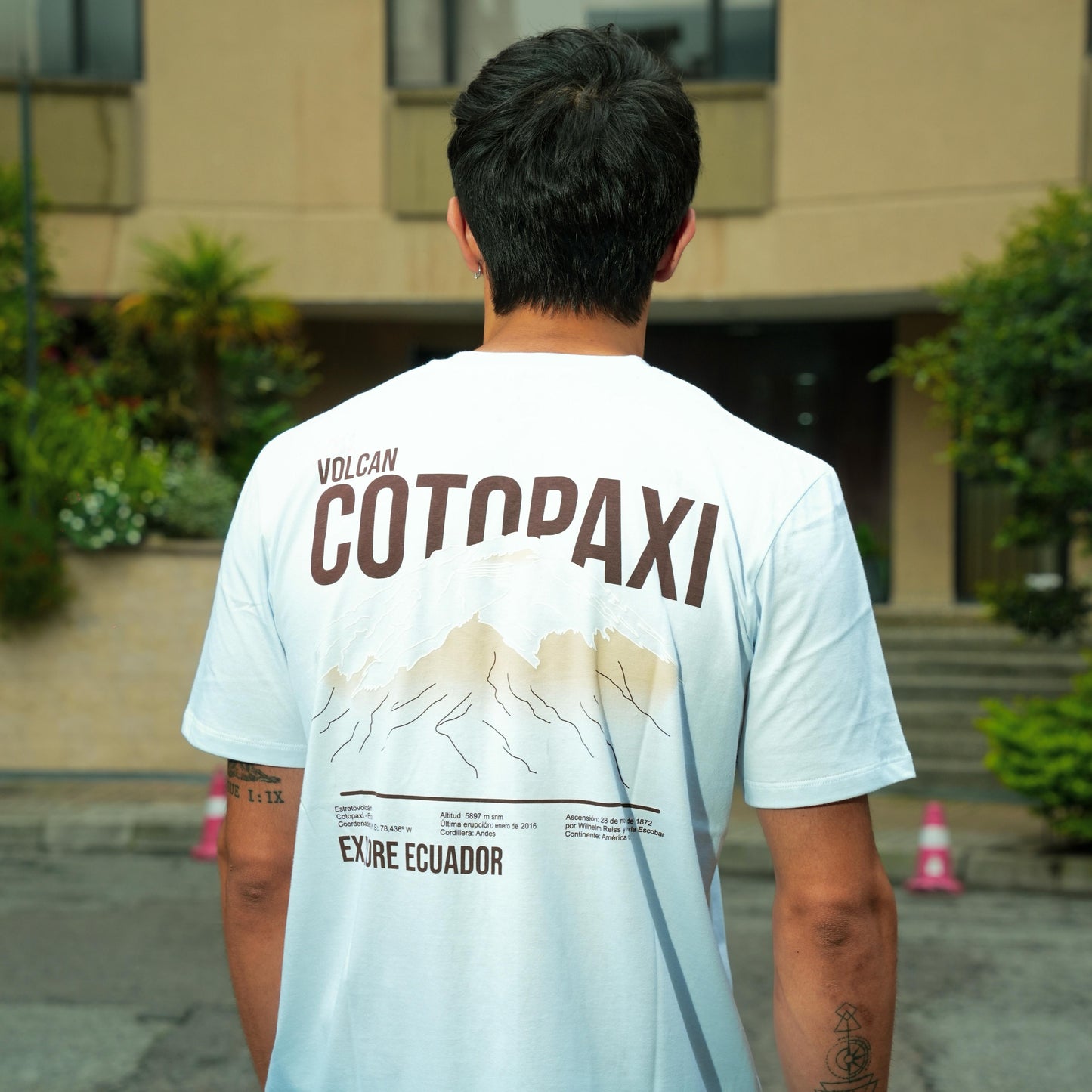 Camiseta Cotopaxi Blanco - Unisex